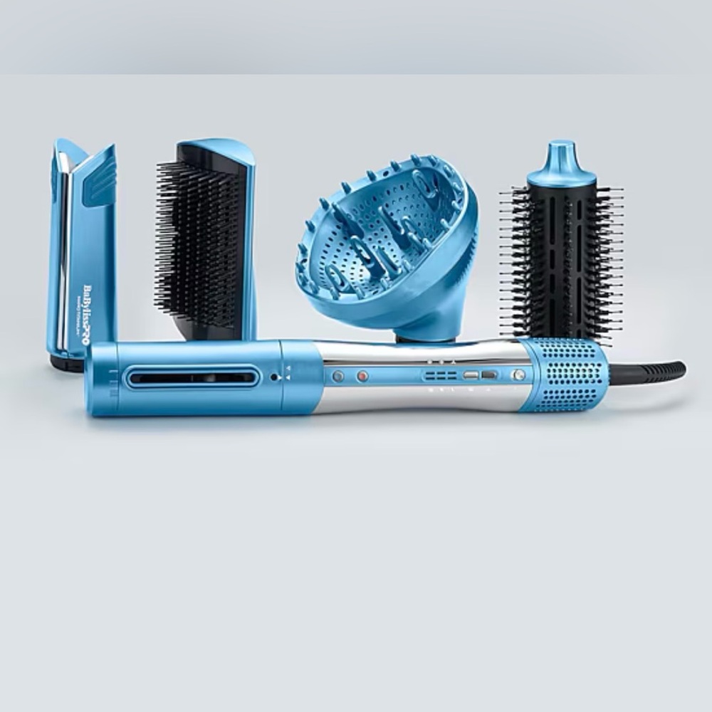 BaByliss Nano Titanium Style/Switch Hair Dryer & Multi-Tool - Teal Blue